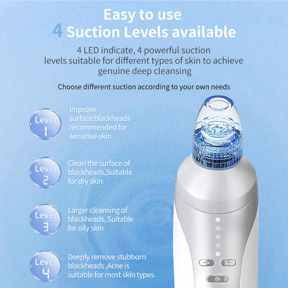 Electric Blackhead Remover Vacuum - Pore Cleaner Suction Tool