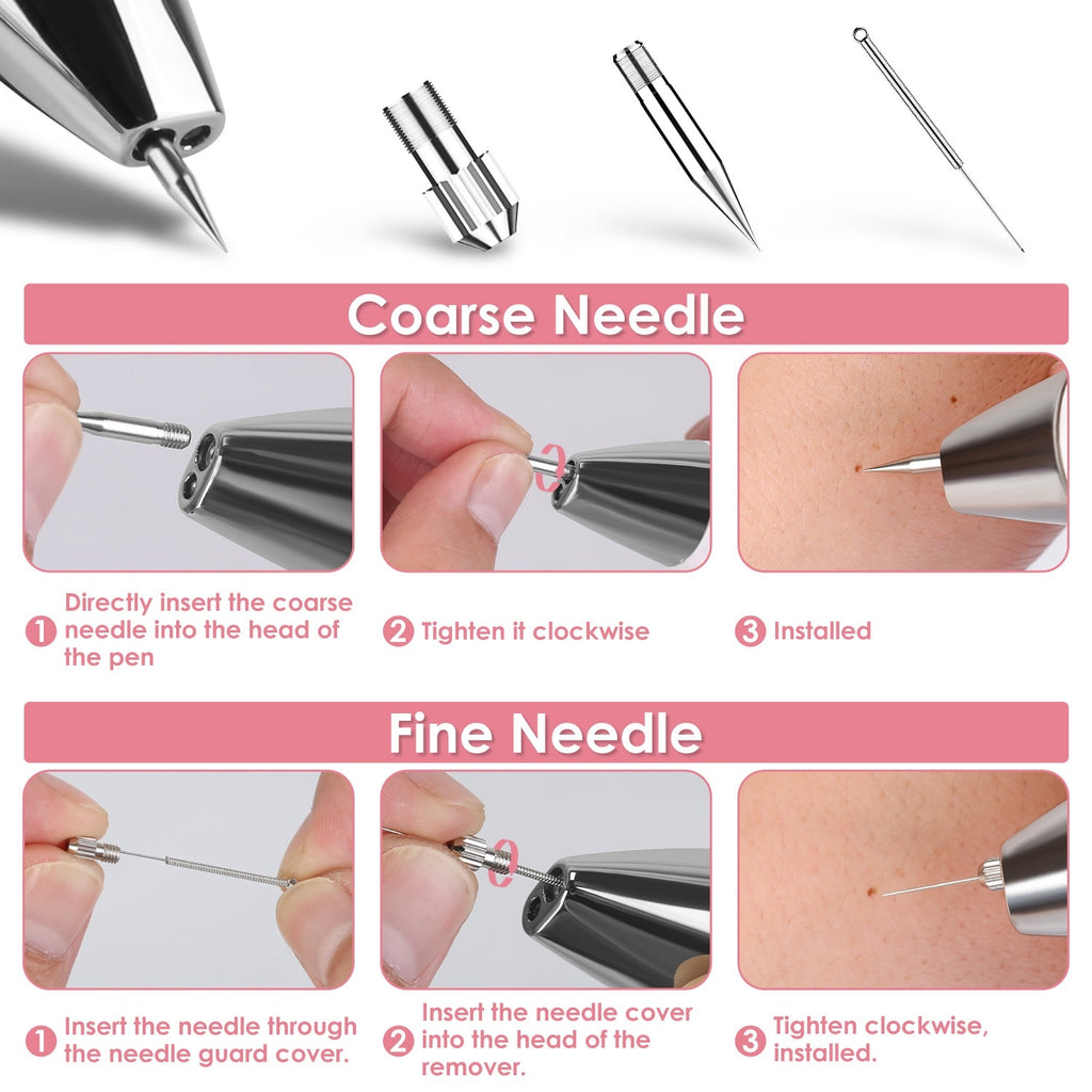 Skin Tag Remover Pen - Electric Spot Mole Wart Removal Tool with 9 Levels