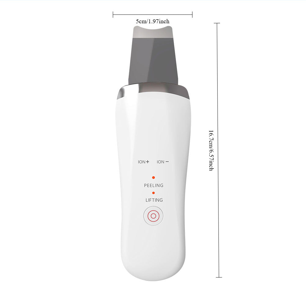 Ultrasonic Skin Scrubber - Electric Facial Spatula for Deep Pore Cleansing