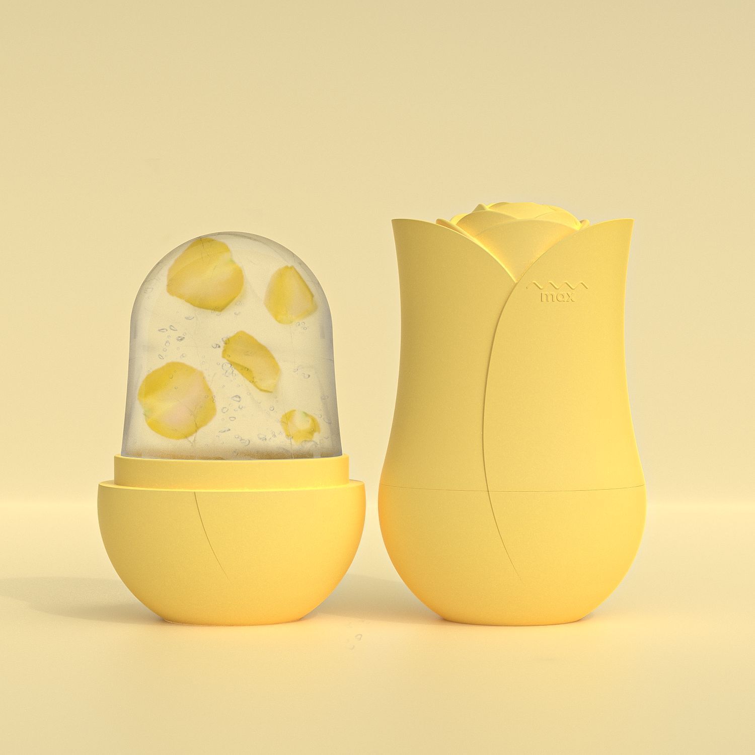 Luxora Ice Roller Face Massager - Cooling Facial Ice Cube Tray for Skincare