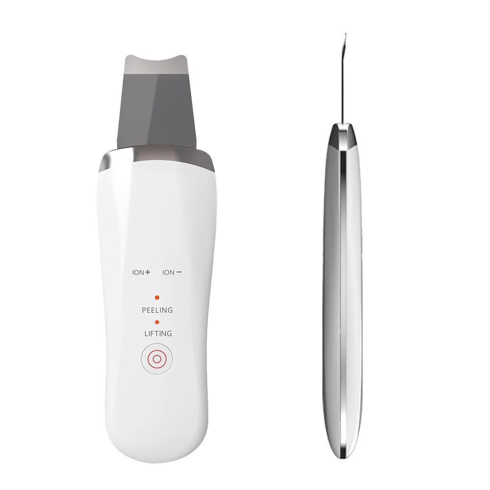 Ultrasonic Skin Scrubber - Electric Facial Spatula for Deep Pore Cleansing