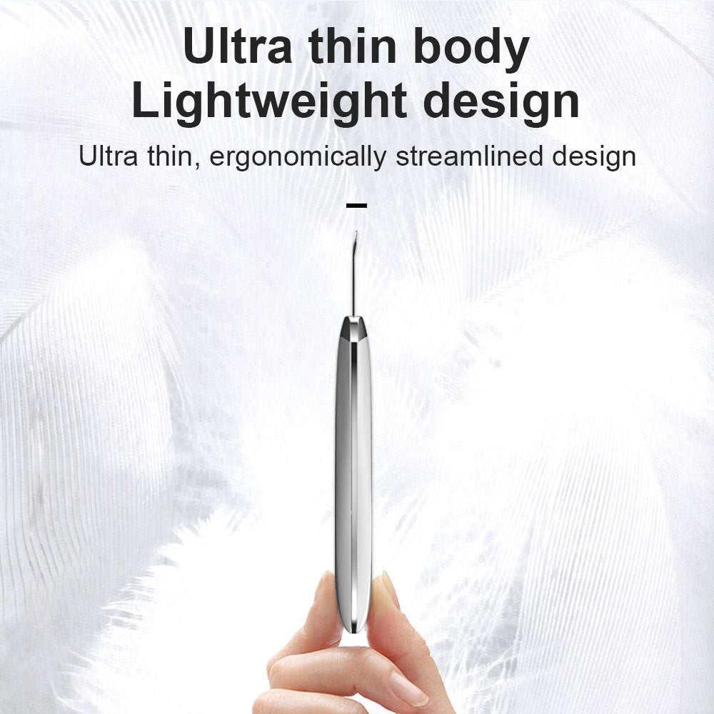 Ultrasonic Skin Scrubber - Electric Facial Spatula for Deep Pore Cleansing