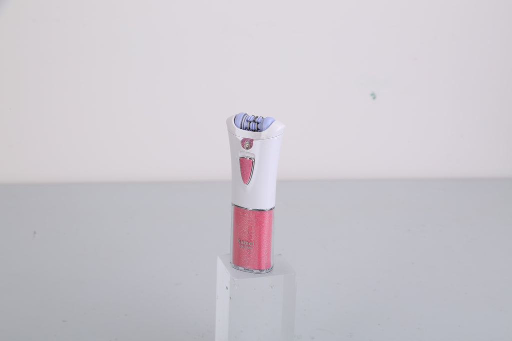 Women's Electric Epilator - Cordless Hair Remover with LED Light for Face & Body
