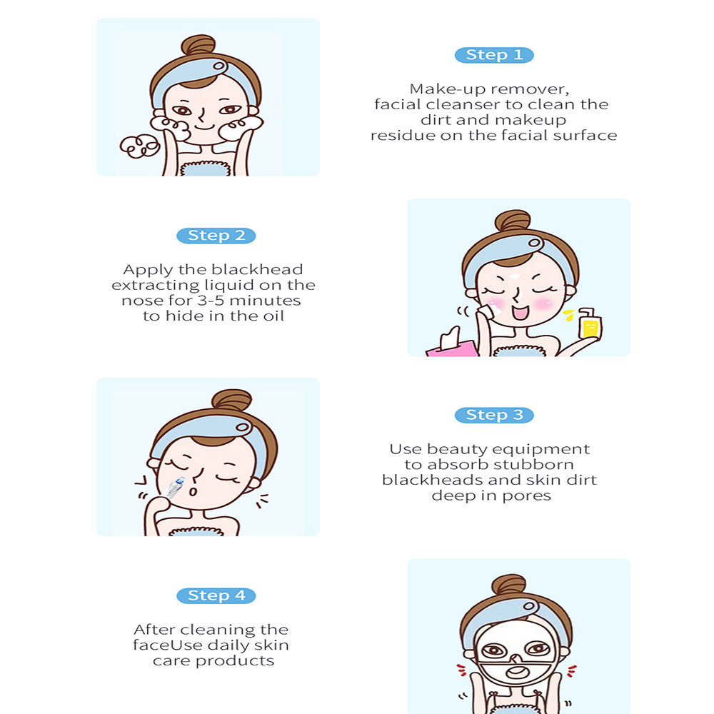 Electric Blackhead Remover Vacuum - Pore Cleaner Suction Tool