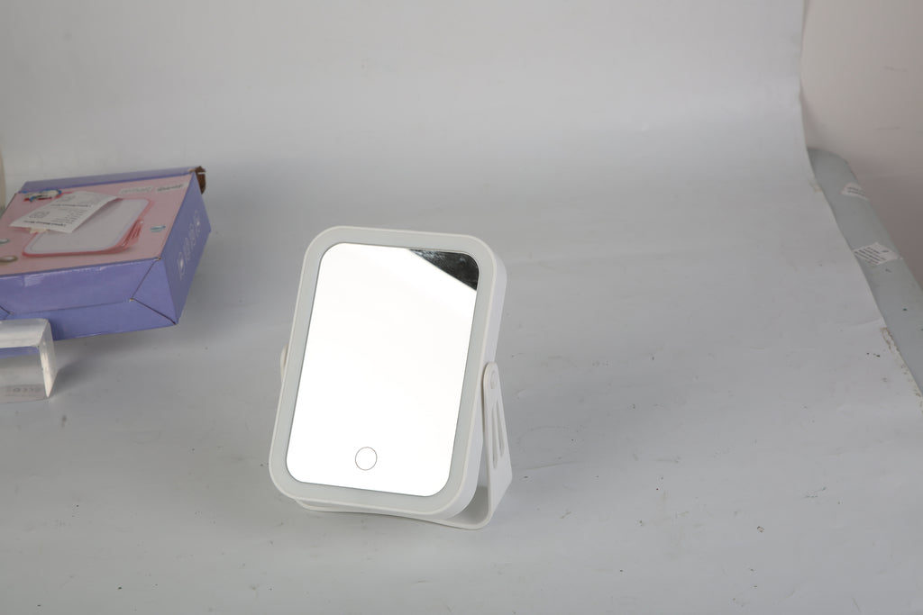 Luxora 10× Magnifying Lighted Makeup Mirror – Double-Sided Travel Mirror with 3 Light Modes & USB Rechargeable Design