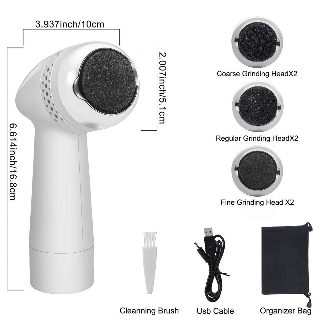 Electric Foot Callus Remover with Vacuum - Mess-Free Pedicure Tool