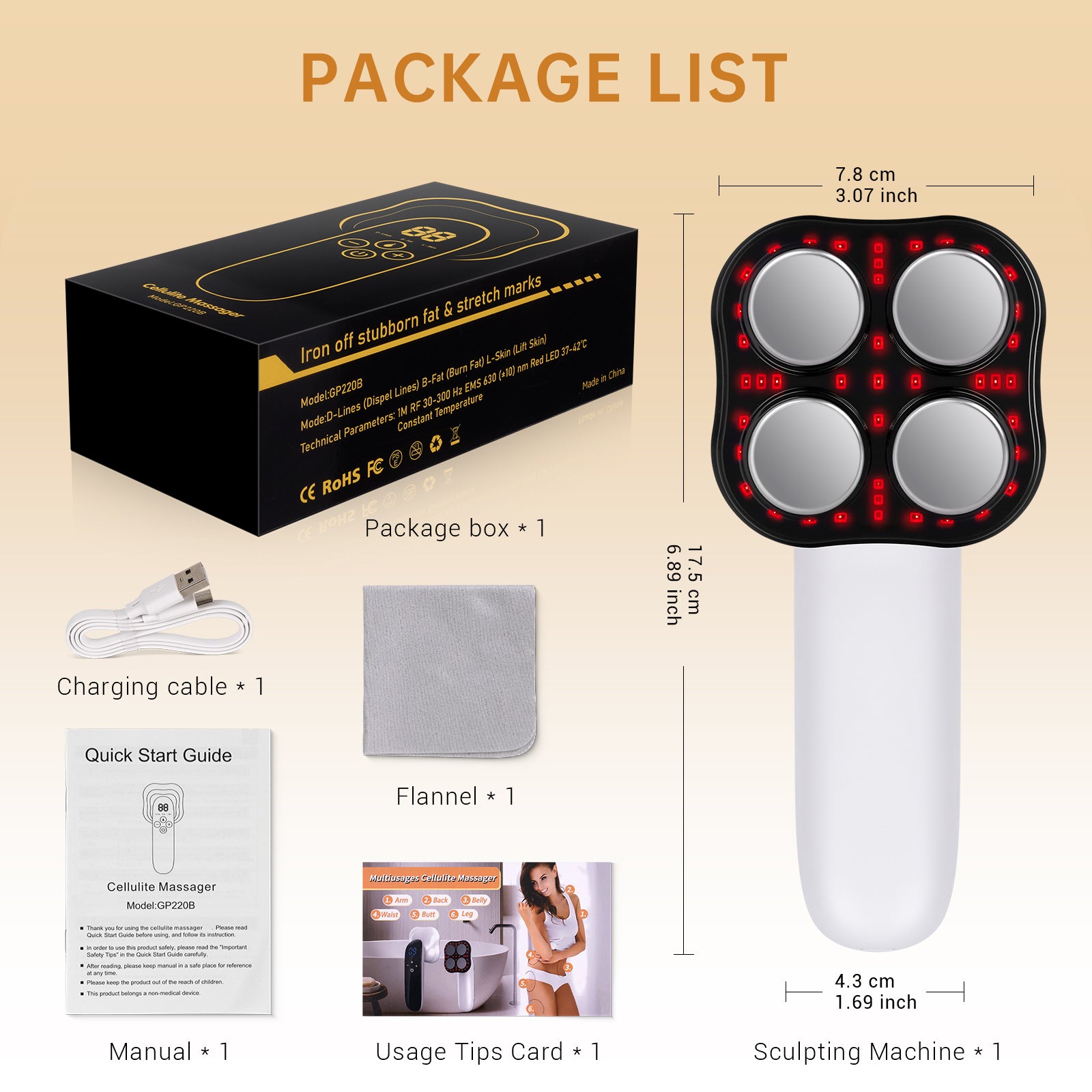 EMS Body Slimming Massager - Electric Fat Burning & Muscle Toning Device